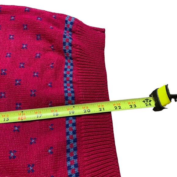 Vintage Goose Northern Isles Pink Crewneck Sweater Small Duck Bunny - Picture 6 of 7